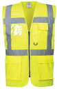 Hi-visibility vest, PESSO, LSGP-2XL, CL2, yellow, 2XL