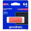 Goodram Pendrive UME3 64GB USB 3.0 UME3-0640O0R11, 64 GB, USB Type-A, 60 MB/s, 20 MB/s, be dangtelio, oranžinė
