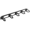 Lanberg Kaabli korraldaja AK-1205-B, 1U, 482,6mm, must, 1 tk