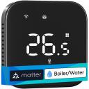 Meross viedais Wi-Fi termostats MTS215BMA-B-EU, 5-35&deg;C, precizitāte &plusmn;0.5&deg;C, 100-250V~, 3A, Wi-Fi, Bluetooth