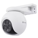 Ezviz H80 CS-H80f Āra 3×4MP Pan & Tilt 360° Gudrā Wi-Fi Kamera MicroSD / Nakts Redzamība Balts