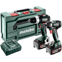 T&ouml;&ouml;riistakomplekt COMBO 18V 2.8.4 (BS 18 LT BL + SSD 18 LT 200 BL), 2x5,2Ah; METABOX; 685196000 METABO