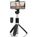 Media-Tech Selfie statiiv MT5542, 68cm, Bluetooth, must v&auml;rv, teleskoopkonstruktsioon, kaugjuhtimispult