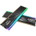 ADATA M&auml;lu komplekt LANCER BLADE RGB AX5U6400C3216G-DTLABRBK, 32 GB, DDR5, 6400 MT/s, ECC, RGB LED valgustus
