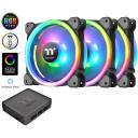 Thermaltake Arvutikorpuse ventilaator CL-F077-PL14SW-A, 3x140mm, 500-1400RPM, 60.68cfm, 26.5dB, RGB, aktiivne jahutus