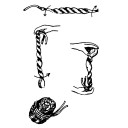 Kabatas šūpuļtīkls, drošības pinums, 220 cm, R051900, BasicNature