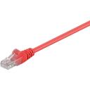 Goobay CAT 5e patch kabelis 68369, 3m, sarkans, RJ45 vīrie&scaron;u (8P8C), U/UTP, 8 vadi, T568B, Gigabit saderīgs