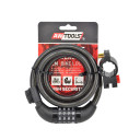 BIKE CABLE LOCK 12x150cm 4-DIGIT AW24067 AWTOOLS