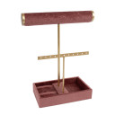 Juvelierizstrādājumu statīvs ARIADNE H25cm, rozā 85563