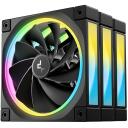 Deepcool Korpuse ventilaator FL12R 3 IN 1 R-FL12R-BKAPN3-G, 120 mm, 55 cfm, 500-2150 rpm, 33.9 dBA, 3 ventilaatorit, PWM tugi