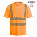 Hi-Vis T-krekls, 3XL, Pesso, CL2, oranžs