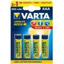 Varta Įkraunamos baterijos BAVA 56703, 1.2 V, Ni-MH, AAA, 800 mAh, 4 vnt.