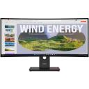 Lenovo ThinkVision T34WD-40 64AEGAT1EU, 3440 x 1440, 120 Hz, 4 ms, 300 cd/m&sup2;, 1 HDMI, USB 3.2 Gen 1 keskpunkt, kumer