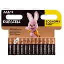 Duracell Baterija AAA/LR03 BL12, 1.5 V, Zn/MnO2, 12, ilgalaikė Alkaline baterija