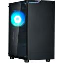 Zalman Datoru korpuss ZM-T4 PLUS BLACK, 385x208x425mm, 3.9kg, mATX/Mini-ITX, 1x120mm ARGB ventilators, 4xPCI