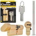 Keltin Užrakto cilindras su rankenėle K02640, 30/30G mm, 3 raktai, aliuminis, ZnAl lydinys, 25000 ciklų
