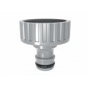 Dārza krāna adapteris 1", 10 gab. komplektā, augstas kvalitātes ABS plastika, AW61041, AWTOOLS