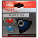 Birste ar pītiem sariem, liekta 100mm M14x2,00 SADU