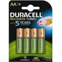 Duracell Įkraunamo akumuliatorius AA HR6 2400/2500mAh B4, 2500 mAh, Ni-MH, 4 vnt.