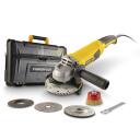 Angle grinder 1200W Ø 125mm - 5 accessories, POWERPLUS, POWXBOX015, Power: 1200 W, Rotational speed: 12000 min-1