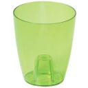 Prosperplast Orchid Pot Coubi 7334776, 160mm, 130mm, 1.5L, apvalus, žalias, plastikas