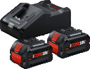 Sākuma komplekts 2 X PROCORE18V+ 8.0AH + GAL 18V-160 PROFESSIONAL 1600A02X03 BOSCH