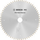 Ripzāģa disks 235x30mm Multi material, Rokas ripzāģiem PRO MULTI MATERIAL RIPZĀĢA ASMENS, 2608640514, BOSCH