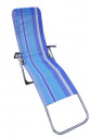 Guļamkrēsls 190x57x94cm zilā krāsā