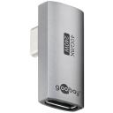 Goobay USB-C adapteris 74443, 8K60Hz, 40 Gbps, metāla korpuss, 240 W strāvas padeve, EPR