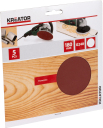 Liivapaber Ø 180mm - KREATOR, KRT231559, Karedus (P): 240, 5 tk.