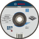 Slīpē&scaron;anas ripa 180X22X6 mm, metālam, Lielām leņķa slīpma&scaron;īnām ar fiksācijas uzgriezni PRO METAL SLĪPRIPA, 2608600315, BOSCH