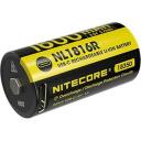 Nitecore Įkraunamos baterijos NC-NL1816R, 1600 mAh, 3.6 V, 18350, USB-C įkrovimas, 3A i&scaron;krova, apsauga
