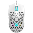 Vadu spēļu pele 12000 DPI PixArt 3360 RGB 7 programmējamas pogas USB Puncher GM-20 Balta CND-SGM20W CANYON