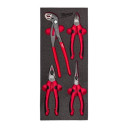 KNAIBĻU PUTU IELIKTŅU KOMPLEKTS, 4 PC PLIERS FOAM INSERT SET, 4932493631 MILWAUKEE
