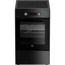 Beko Keraamiline pliit FSM59305BDT, 60L, elektriline ahi, induktsiooniplaat, must, 4 p&otilde;letit, grillimine