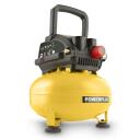 Oro kompresorius be alyvos 750W, POWERPLUS, POWX17245, Galia: 750 W, Slėgis: 8 bar, Oro srautas: 50 l/min