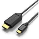 Vention HDMI į USB-C kabelis 1m juodas