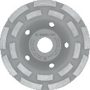 Dimanta kausveida disks 125 x 22.23 mm Concrete, Betona slīpma&scaron;īnām PRO CONCRETE KAUSVEIDA DISKS, 2608601762, BOSCH
