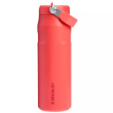 Termopudele ar salmiņu The IceFlow Bottle Flip Straw 2.0 Stanley® 2811283178 0,7L koraļu sarkanoranža