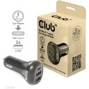 Club3D Зарядное устройство CAC-1921 36W, Входное напряжение 12/24V, 2x USB Type-A 5V/3A, 1x USB Type-C 5V/3A, 9V/2A, OCP, OVP, SCP