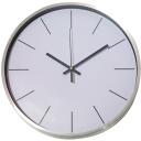 Besk Seinal kell 9121313, 30 cm, 1 x AA patarei, valge kellan&auml;gu, metallkorpus