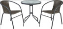 Balkona komplekts BISTRO galds un 2 krēsli D60xH70cm, K20561, HOME4YOU
