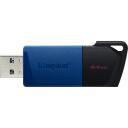 Kingston USB m&auml;lupulk DataTraveler Exodia M DTXM/64GB, 64 GB, USB Type-A, must/sinine