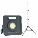 Светодиодный рабочий свет NOVA 12, 12000lm, Bluetooth IK07/IP67 + 3м штатив, Scangrip, 81 W, 5700 K, 200 lux @ 4 м