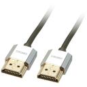 Lindy HDMI-HDMI kaabel 0.5m 41670, 4K 60Hz, 3D, must, kuldkontaktid, isane/isane