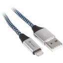 Tracer Зарядное устройство TRAKBK46269, 1м, USB 2.0, черно-синий, USB Type A Male, Lightning 8pin Male