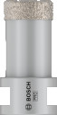 Dimanta caurumzāģis 25 mm DrySpeed Best for Ceramic, Mazām leņķa slīpma&scaron;īnām PRO CERAMIC DRY KROŅURBIS, 2608587117, BOSCH