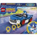 Lego Konstruktors 77117, 126 gab., Sonic minifigūra, Haosa smaragds, 3 Zelta gredzeni