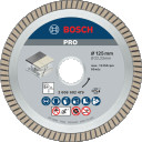 Dimanta grie&scaron;. disks *** Flīzēm 125mm;22,23mm, Mazām leņķa slīpma&scaron;īnām, marmora zāģiem PRO CERAMIC DIMANTA GRIEZĒJDISKS, 2608602479, BOSCH