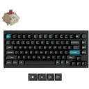 Keychron клавиатура Q1U-M1 75% беспроводная механическая клавиатура, 8K частота опроса, RGB LED подсветка